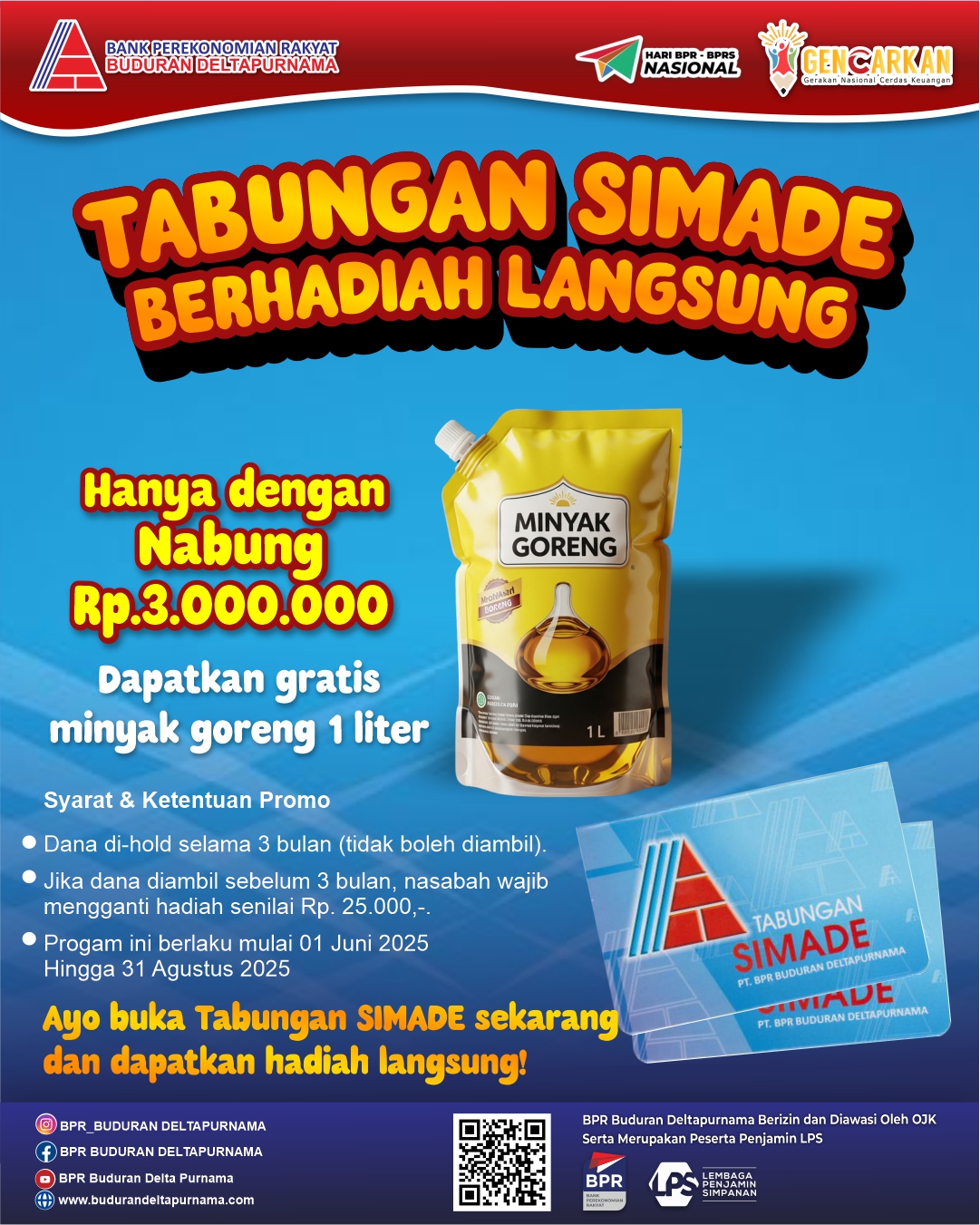 Promo tabungan SIMADE berhadiah hingga 31 Agustus 2025 - 1